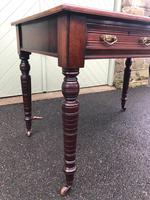 Antique Mahogany Two Draw Writing Table (3 of 11) Antique Mahogany Two Draw Writing Table (3 of 11)