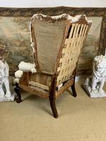 Large Wingback Armchair for Recovering (6 of 10) Large Wingback Armchair for Recovering (6 of 10)