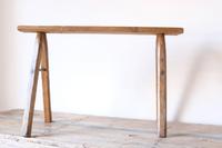 Primitive Built Pine Bench with Spindle Legs (6 of 12) Primitive Built Pine Bench with Spindle Legs (6 of 12)