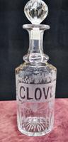 Victorian Etched Crystal Cloves Decanter (7 of 7) Victorian Etched Crystal Cloves Decanter (7 of 7)