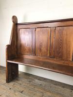 Antique Victorian Pitch Pine Curved Back Pew or Settle (7 of 16) Antique Victorian Pitch Pine Curved Back Pew or Settle (7 of 16)