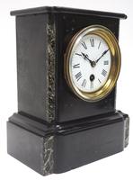 Antique French Slate & Marble Mantel Clock 8 Day Mantle Clock (3 of 9) Antique French Slate & Marble Mantel Clock 8 Day Mantle Clock (3 of 9)