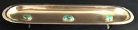 Aesthetic Movement Brass & Green Agate Pen Tray (5 of 5) Aesthetic Movement Brass & Green Agate Pen Tray (5 of 5)