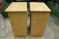 Fabulous! 'Chunky' Pair of Old Pine Bedside Cabinets - We Deliver! (7 of 8) Fabulous! 'Chunky' Pair of Old Pine Bedside Cabinets - We Deliver! (7 of 8)