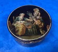 Georgian Painted Papier-mâché Snuff Box (2 of 14) Georgian Painted Papier-mâché Snuff Box (2 of 14)