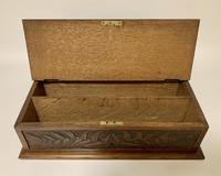 Large Antique Victorian Carved Oak Housekeepers Cutlery Box (12 of 14) Large Antique Victorian Carved Oak Housekeepers Cutlery Box (12 of 14)
