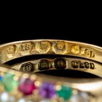 Antique Victorian Dearest Gemstone Ring 18ct Gold Dated 1889 (5 of 7) Antique Victorian Dearest Gemstone Ring 18ct Gold Dated 1889 (5 of 7)