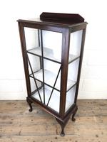 Antique Edwardian Single Door Display Cabinet (8 of 9) Antique Edwardian Single Door Display Cabinet (8 of 9)