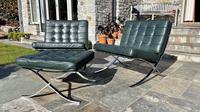 Pair of Barcelona Chairs & Ottoman (25 of 30) Pair of Barcelona Chairs & Ottoman (25 of 30)