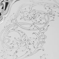 Exceptional Large Solid Sterling Silver Victorian Salver/tray/platter 47cm with Cast Border - Hunt & Roskell - Storr Mortimer & Hunt (20 of 29) Exceptional Large Solid Sterling Silver Victorian Salver/tray/platter 47cm with Cast Border - Hunt & Roskell - Storr Mortimer & Hunt (20 of 29)