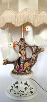 Large Capodimonte Porcelain Bird Figurine Table Lamp (9 of 10) Large Capodimonte Porcelain Bird Figurine Table Lamp (9 of 10)