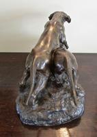 Large Sculpture of Spelter Hunting Dogs By T. Cartier with a Bronzed Finish (4 of 7) Large Sculpture of Spelter Hunting Dogs By T. Cartier with a Bronzed Finish (4 of 7)