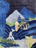 Vintage Chinese Pao-tao Landscape Rug 1.70m x 2.51m (12 of 12) Vintage Chinese Pao-tao Landscape Rug 1.70m x 2.51m (12 of 12)