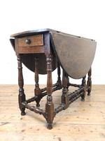 Antique Oak Drop Leaf Dining Table (8 of 13) Antique Oak Drop Leaf Dining Table (8 of 13)