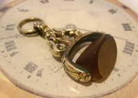 Antique Pocket Watch Chain Fob 1870s Victorian Huge Brass & Amber Stone Swivel Fob (5 of 10) Antique Pocket Watch Chain Fob 1870s Victorian Huge Brass & Amber Stone Swivel Fob (5 of 10)