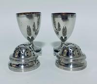 Pair of 18th Century Georgian Solid Sterling Silver Salt and Pepper Shakers Pepperettes (8 of 12) Pair of 18th Century Georgian Solid Sterling Silver Salt and Pepper Shakers Pepperettes (8 of 12)
