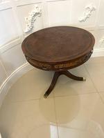 Antique Quality Mahogany Small Drum Table