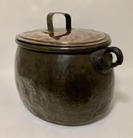 Large Antique Copper Cauldron with Lid (14 of 16) Large Antique Copper Cauldron with Lid (14 of 16)