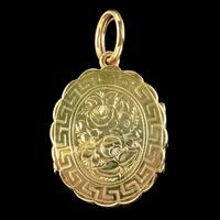 Antique Victorian Family Floral Locket 9ct Gold c.1900 (2 of 7) Antique Victorian Family Floral Locket 9ct Gold c.1900 (2 of 7)