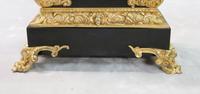 French Rococo Style Black Slate and Bronze Gilt Mantel Clock by Japy Freres (3 of 9) French Rococo Style Black Slate and Bronze Gilt Mantel Clock by Japy Freres (3 of 9)