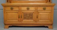 Edwardian Light Oak Carved Mirror-back Sideboard (5 of 17) Edwardian Light Oak Carved Mirror-back Sideboard (5 of 17)