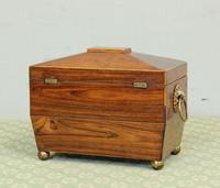 Antique Rosewood Tea Caddy (6 of 15) Antique Rosewood Tea Caddy (6 of 15)