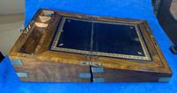 Victorian Walnut Brassbound Writing Slope (15 of 19) Victorian Walnut Brassbound Writing Slope (15 of 19)