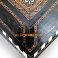 Antique Moorish Style Spanish Side Table with Arabic Writing (7 of 12) Antique Moorish Style Spanish Side Table with Arabic Writing (7 of 12)