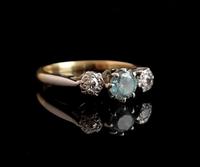 Vintage Art Deco Zircon and diamond ring, 18ct gold and platinum (3 of 12) Vintage Art Deco Zircon and diamond ring, 18ct gold and platinum (3 of 12)