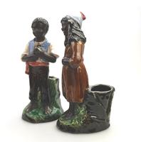 A Pair Majolica Pottery Blackamoor Figural Strikers Bernard Bloch 19th Century (9 of 9) A Pair Majolica Pottery Blackamoor Figural Strikers Bernard Bloch 19th Century (9 of 9)