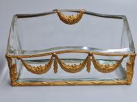 19thc Antique French Gilt Bronze Ormolu & Cut Crystal Desk Set - Letter Rack Holder, Pen / Note Tray & Pot (8 of 17) 19thc Antique French Gilt Bronze Ormolu & Cut Crystal Desk Set - Letter Rack Holder, Pen / Note Tray & Pot (8 of 17)