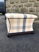 Mahogany Upholstered Sarcophagus Blanket Box (4 of 8) Mahogany Upholstered Sarcophagus Blanket Box (4 of 8)