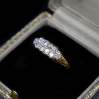 Antique Old Cut Diamond 10 Stone Double Row 18K 18ct Yellow Gold Scroll Ring (8 of 10) Antique Old Cut Diamond 10 Stone Double Row 18K 18ct Yellow Gold Scroll Ring (8 of 10)