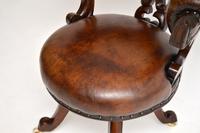 Antique William IV Leather & Mahogany Desk Chair (5 of 8) Antique William IV Leather & Mahogany Desk Chair (5 of 8)
