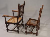 Attractive Set of 6 Early 20th Century Jacobean Style Chairs in Oak (2 of 6) Attractive Set of 6 Early 20th Century Jacobean Style Chairs in Oak (2 of 6)