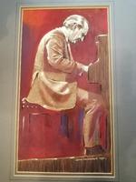 A pastel and watercolour of the Bebop Jazz pianist Joe Palin (3 of 4) A pastel and watercolour of the Bebop Jazz pianist Joe Palin (3 of 4)
