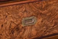Burr Walnut Victorian Campaign Chest of Drawers (4 of 10) Burr Walnut Victorian Campaign Chest of Drawers (4 of 10)