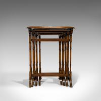 Antique Quartetto of Tables, English, Walnut, Mahogany, Nest, Edwardian, C.1910 (5 of 10) Antique Quartetto of Tables, English, Walnut, Mahogany, Nest, Edwardian, C.1910 (5 of 10)