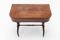 19th Century English Regency Rosewood & Palm Wood Card Table (3 of 7) 19th Century English Regency Rosewood & Palm Wood Card Table (3 of 7)