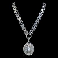 Antique Victorian Buckle Locket & Collar Necklace Sterling Silver c.1880 (2 of 7) Antique Victorian Buckle Locket & Collar Necklace Sterling Silver c.1880 (2 of 7)