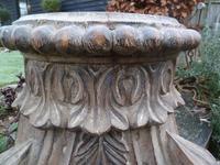 Stunning 18th / 19th Century Walnut ? Hand Carved Corinthian Column Bases (10 of 12) Stunning 18th / 19th Century Walnut ? Hand Carved Corinthian Column Bases (10 of 12)