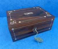 William IV Rosewood Box with Mother of Pearl Inlay (2 of 9) William IV Rosewood Box with Mother of Pearl Inlay (2 of 9)