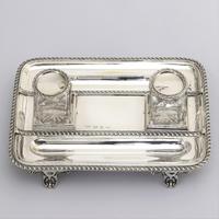 Quality Silver Inkstand with Twin Inkbottles by Elkington & Co. 1898 (7 of 12) Quality Silver Inkstand with Twin Inkbottles by Elkington & Co. 1898 (7 of 12)