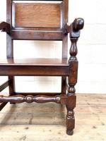 Pair of Antique Oak Throne Chairs (7 of 13) Pair of Antique Oak Throne Chairs (7 of 13)