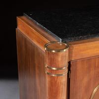 Elegant French Mid Century Modernist Fossil Marble Topped Commode (9 of 10) Elegant French Mid Century Modernist Fossil Marble Topped Commode (9 of 10)