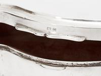 Antique Silver Trinket Box in an Oval Shaped Form with a Plain Hinged Lid (6 of 7) Antique Silver Trinket Box in an Oval Shaped Form with a Plain Hinged Lid (6 of 7)