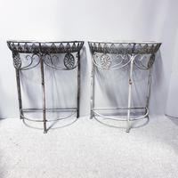 Pair of French Metal Console Tables (2 of 15) Pair of French Metal Console Tables (2 of 15)