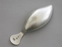 George III Silver 'Leaf Shape' Caddy Spoon by George Burrows, London, 1804 (9 of 9) George III Silver 'Leaf Shape' Caddy Spoon by George Burrows, London, 1804 (9 of 9)