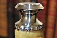 Fine & Decorative Horn & Silver Victorian Candlestick (3 of 7) Fine & Decorative Horn & Silver Victorian Candlestick (3 of 7)