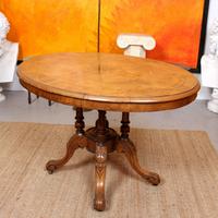 Walnut Marquetry Breakfast Table 19th Century (9 of 10) Walnut Marquetry Breakfast Table 19th Century (9 of 10)